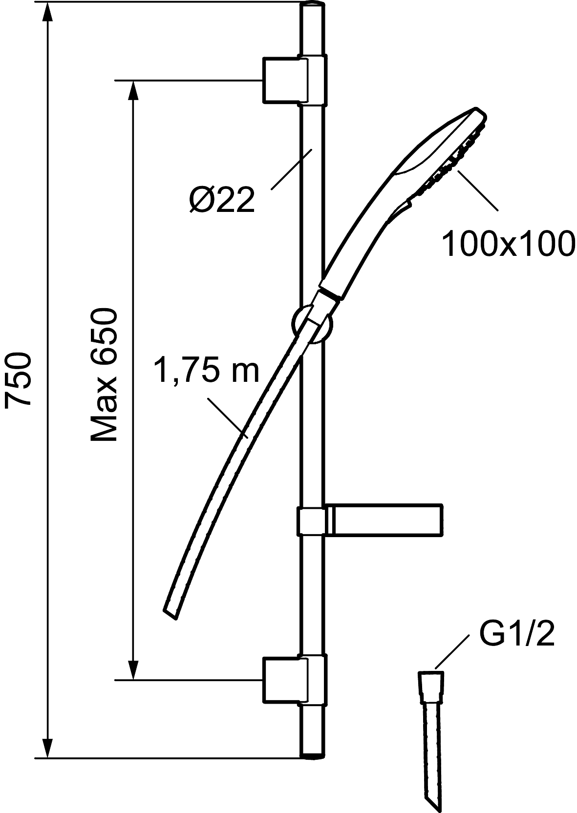 FMMATTSON Siljan - Duschset
