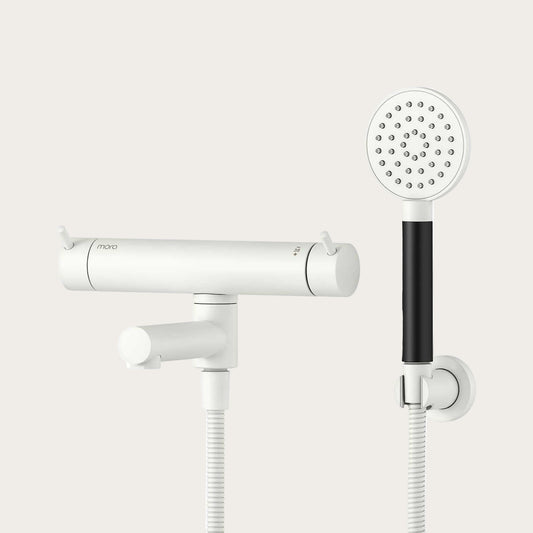 MORA - Badkarsblandare INXX II Matt Vit c/c 160