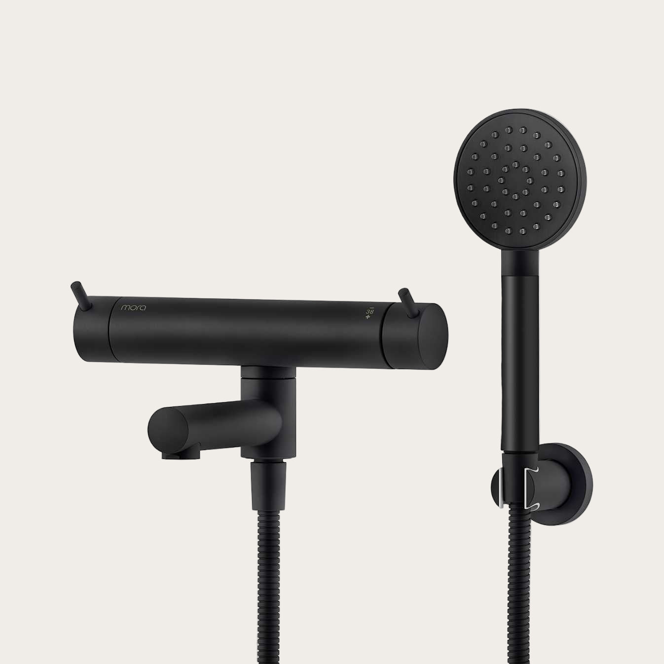 MORA - Badkarsblandare INXX II krom c/c 160