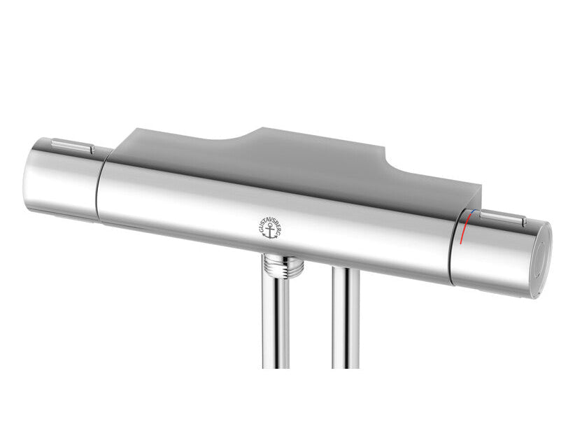 GUSTAVSBERG - Duschblandare Nya Nautic termostat Utlopp ned, röranslutning nedåt 40 c/c